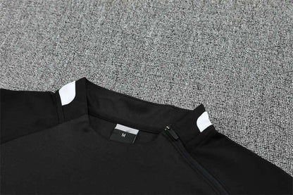 02-03 season Manchester United F.C. black Half pull training suit