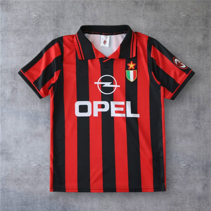 96-97 A.C. Milan home retro Kids kit
