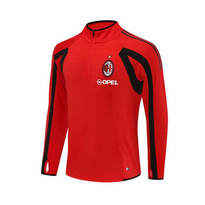 05-06 season A.C. Milan red Half pull training suit