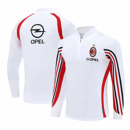 03-04 season A.C. Milan white Half pull training suit