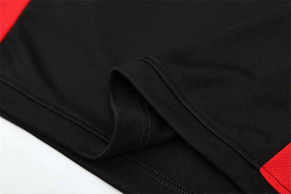 03-04 season A.C. Milan black Half pull training suit