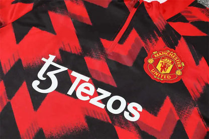 25-26 season Manchester United F.C. - Half zip training suit set