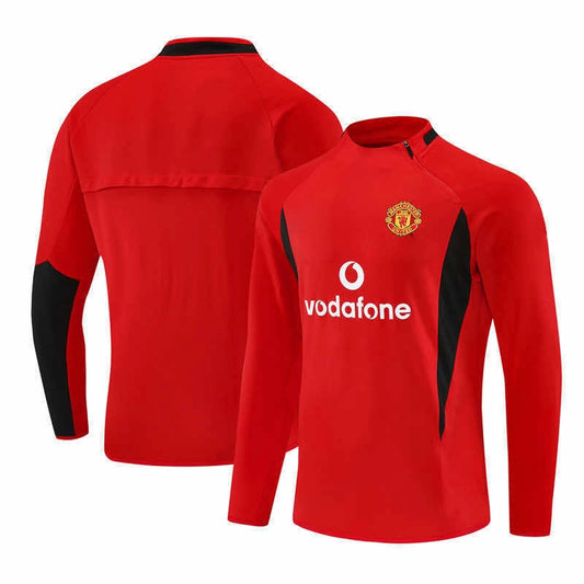 02-03 season Manchester United F.C. red Half pull training suit
