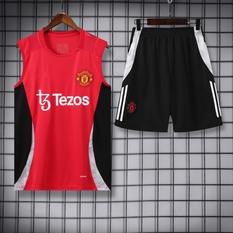 24-25Manchester United F.C. Training clothes suit vest - Fan version