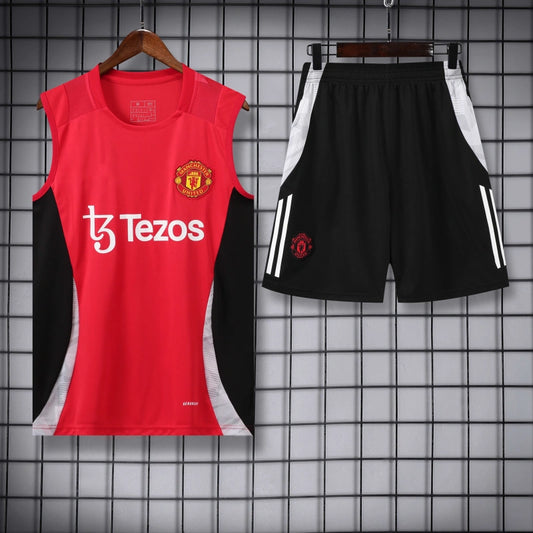 24-25Manchester United F.C. Training clothes suit vest - Fan version
