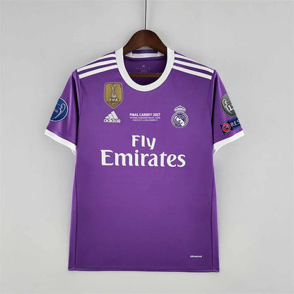 16-17 season Real Madrid away Champions League version Retro - Fan version