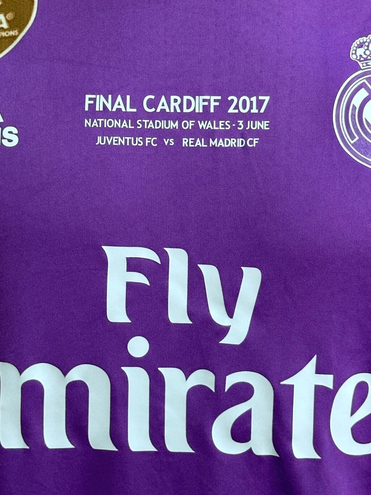 16-17 season Real Madrid away Champions League version Retro - Fan version